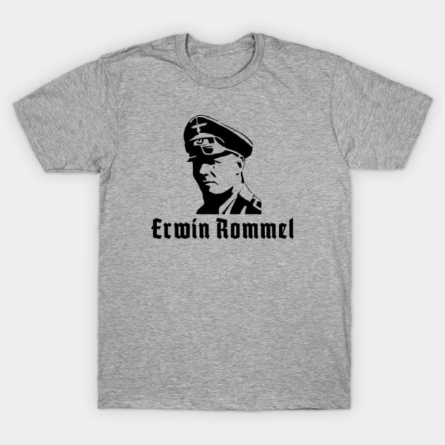 Erwin Rommel stencil T-Shirt by bumblethebee